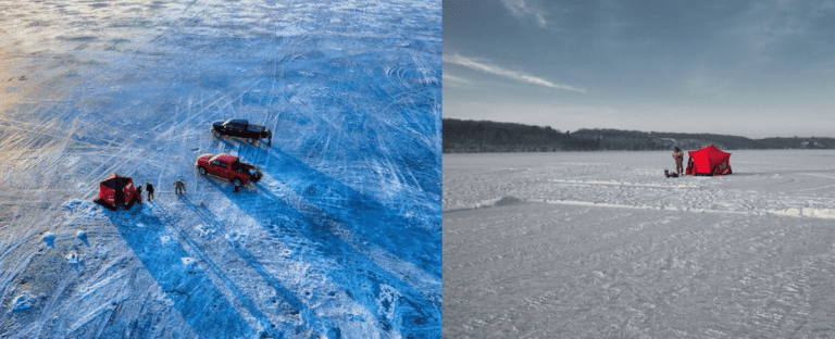 Pop Up Hubs Vs. Flip Over Ice Shelters